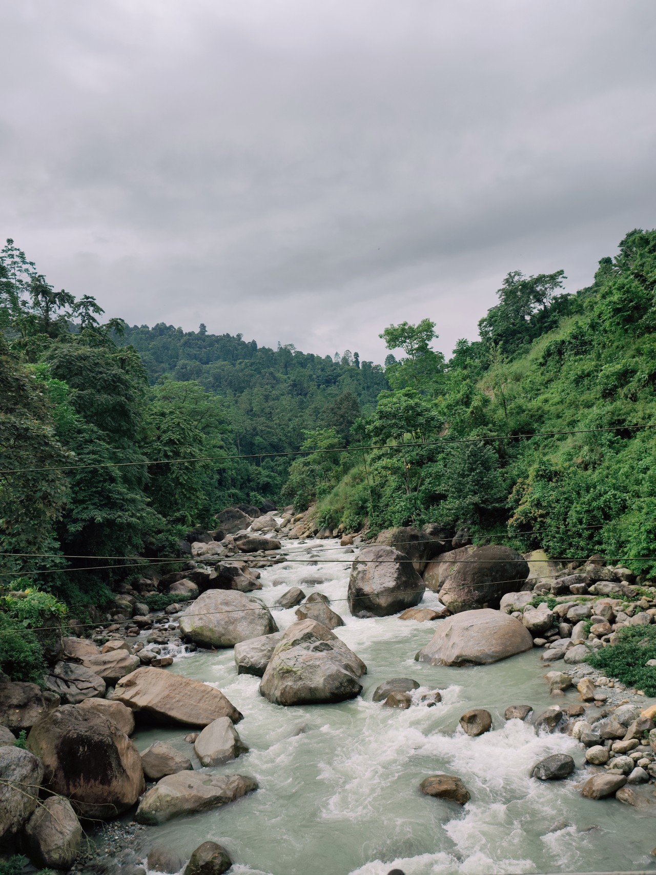 Free Landscapes photos. River in highland, North Bengal, India.