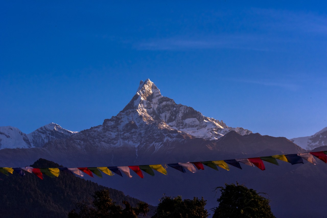 Free Landscapes photos. Machhapuchhare.