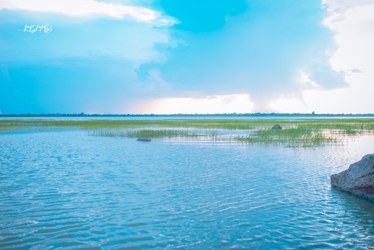 Free Landscapes photos. Blue darkness.