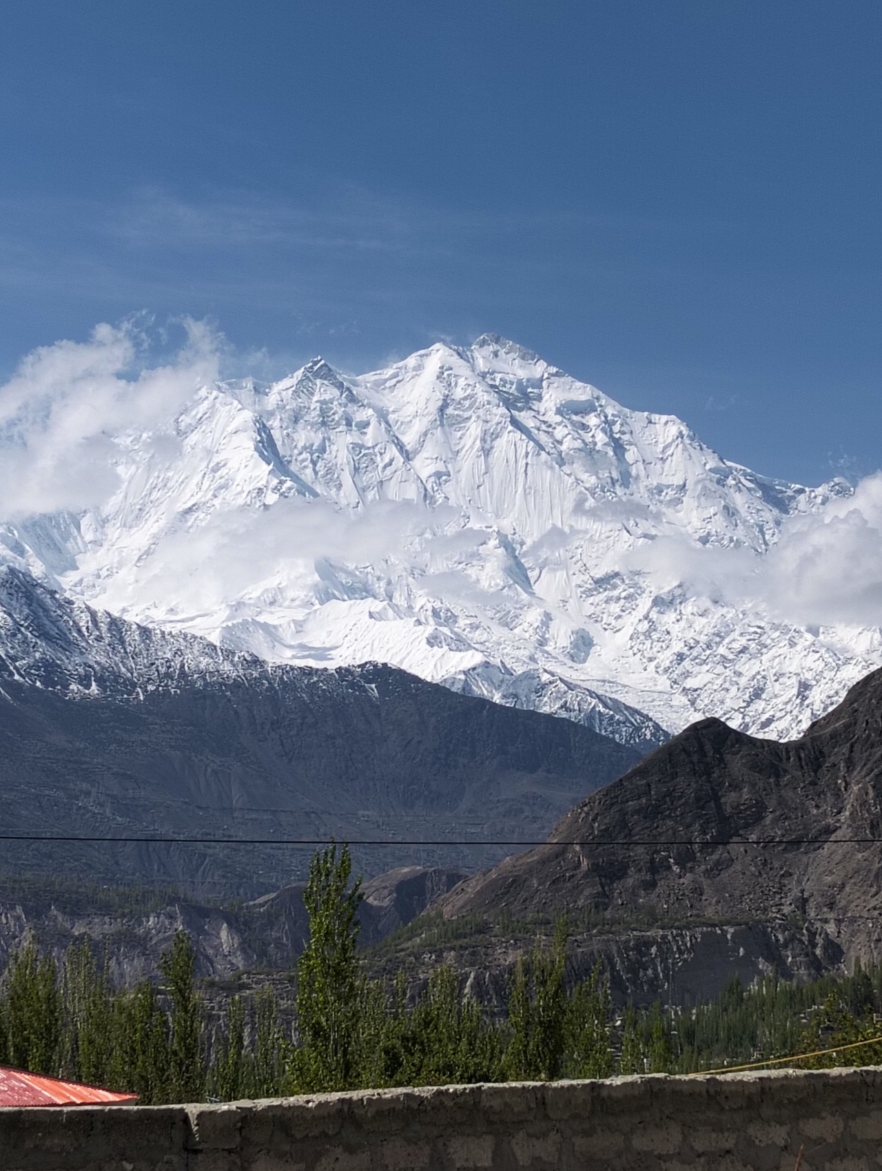 Free Landscapes photos. Rakaposhi peak.