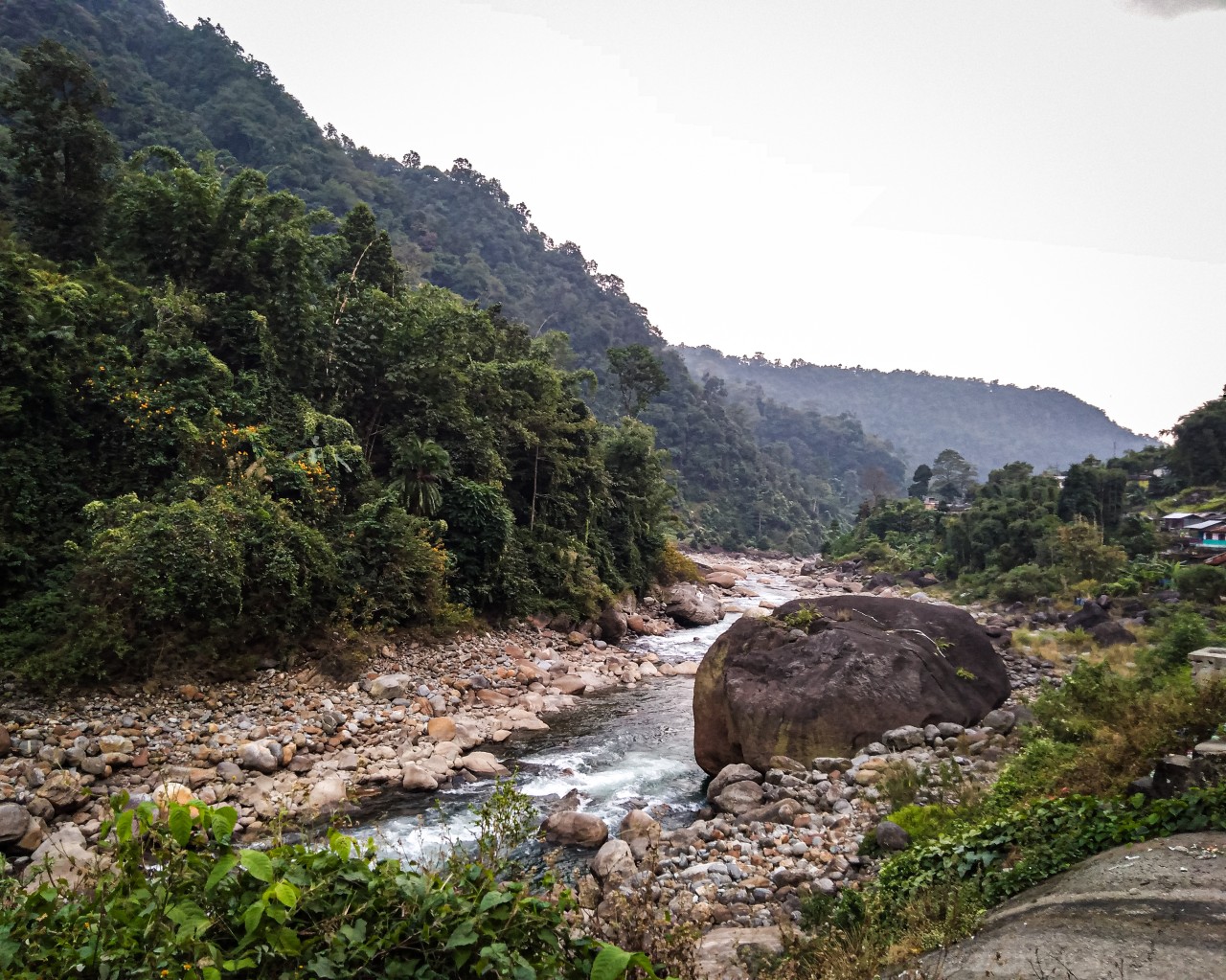 Free Landscapes photos. River Whispers Through Nature.