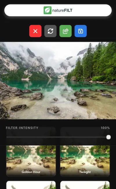 NatureFilt app